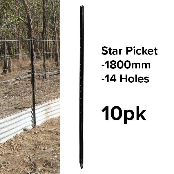 10 x Star Pickets (Smart)