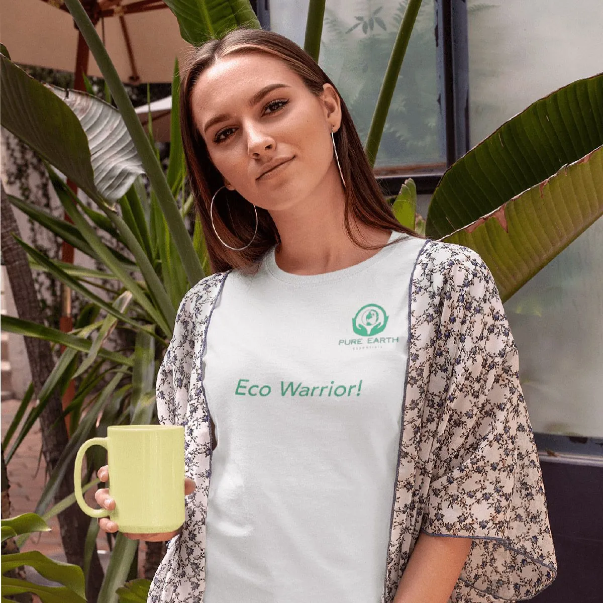100% Pure Organic Cotton T-Shirt - Eco Warrior