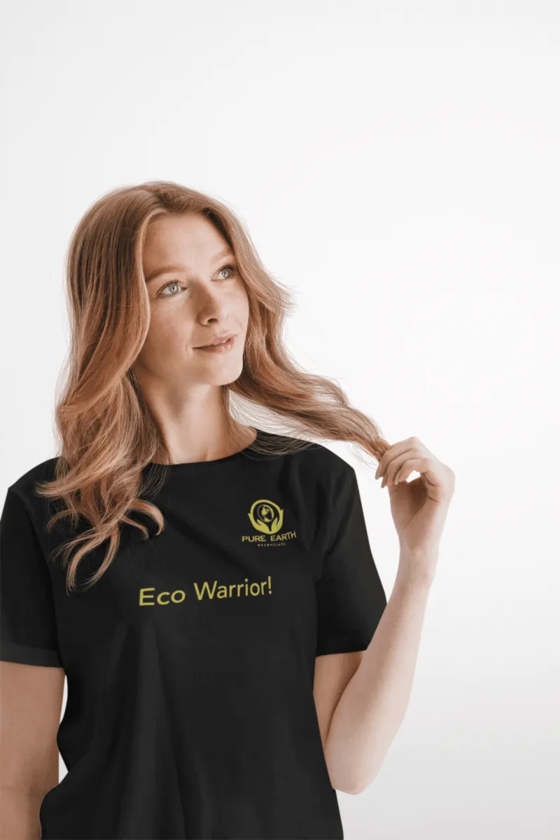 100% Pure Organic Cotton T-Shirt - Eco Warrior