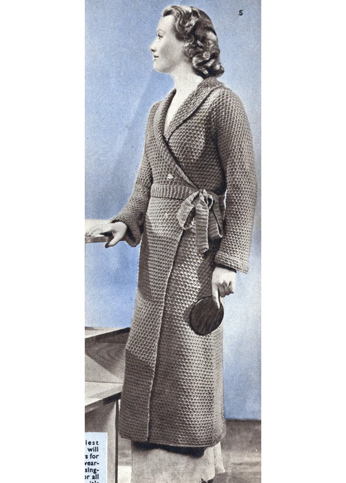 1930s Home Notes Knitting Pattern Booklet • 16 Pages