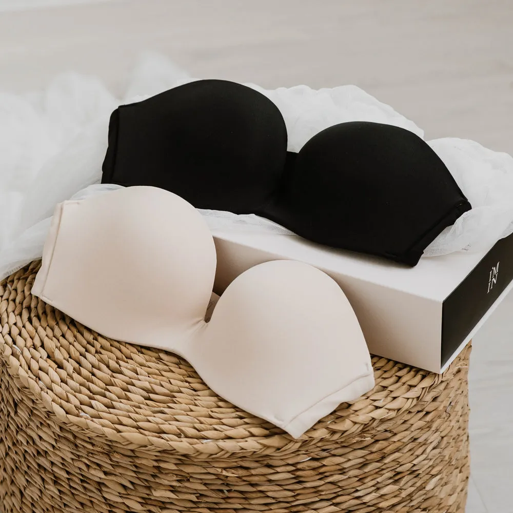 5th Gen 100% Non-Slip Strapless Bra in Beige Nude