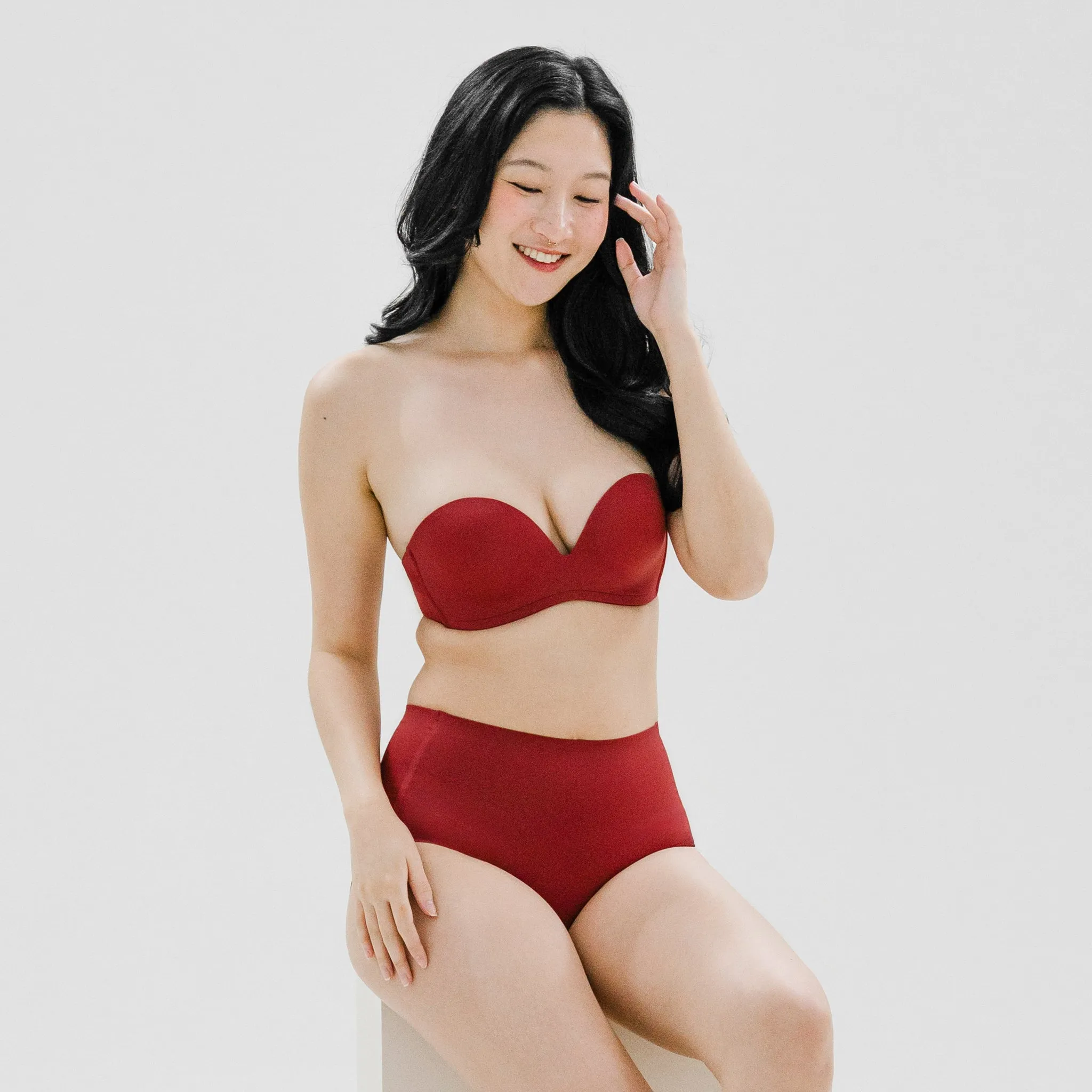 5th Gen 100% Non-Slip Strapless Bra in Cherry Cream (Limited Edition)