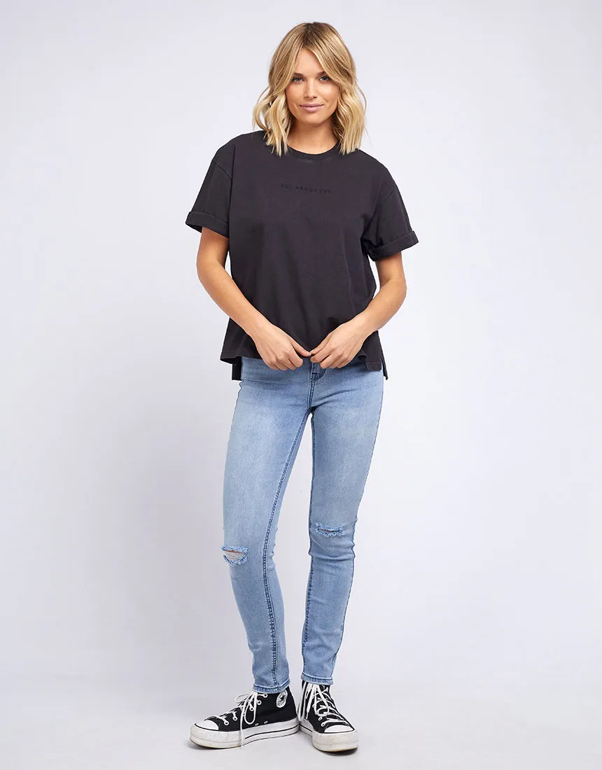 AAE Washed Tee - Washed Black