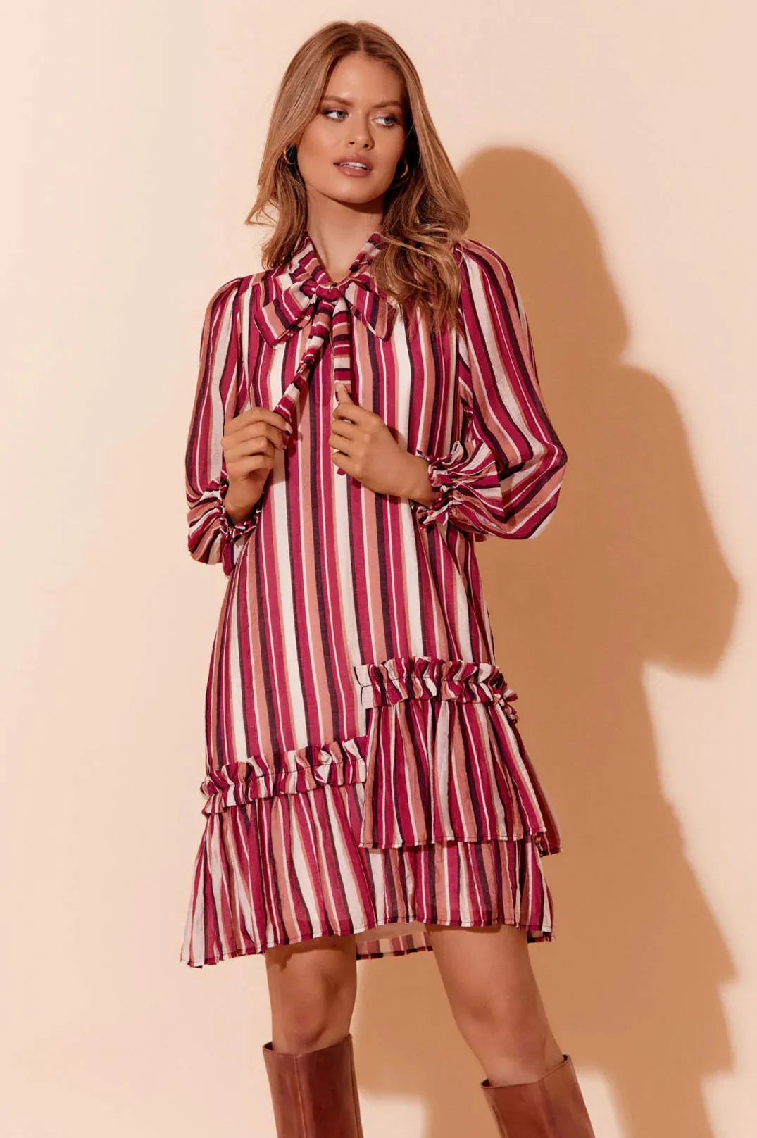 Adorne Eden Stripe Dress