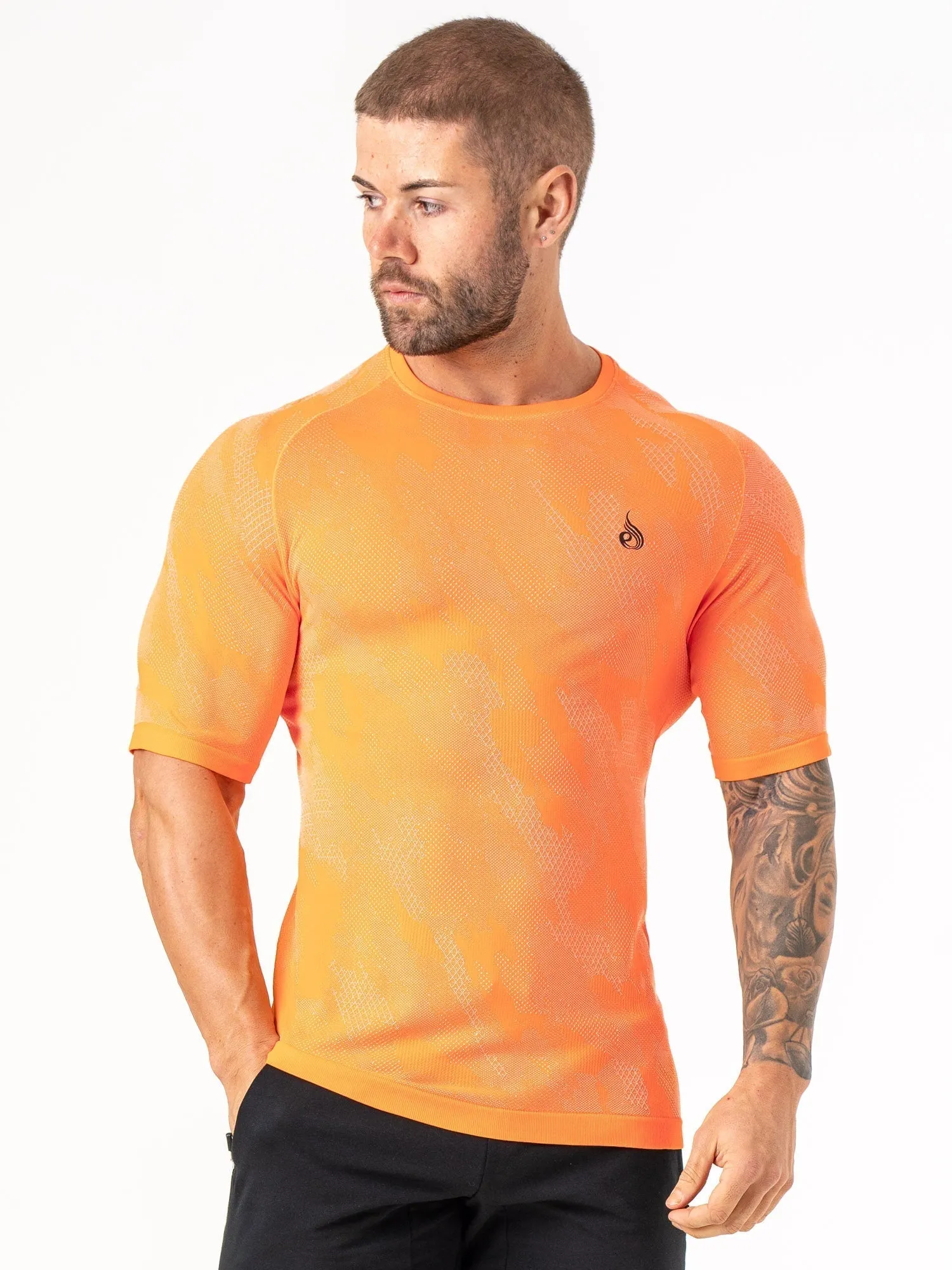Aero Core Seamless T-Shirt - Orange