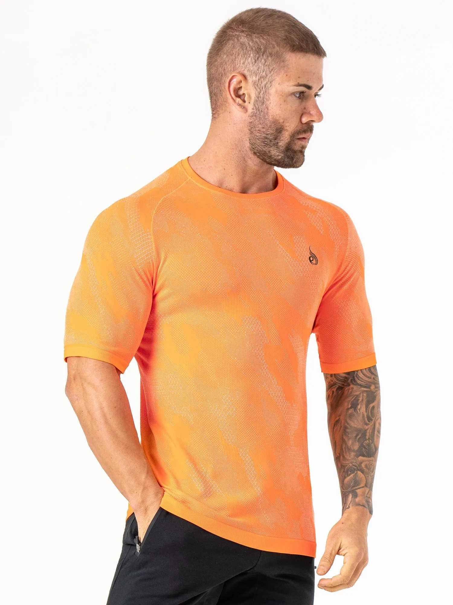 Aero Core Seamless T-Shirt - Orange