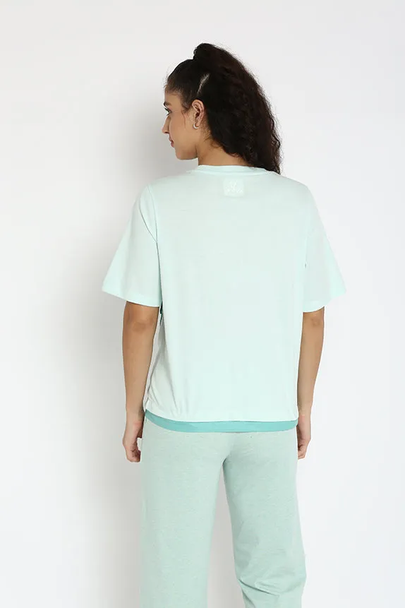 Agua Top Blue Glass