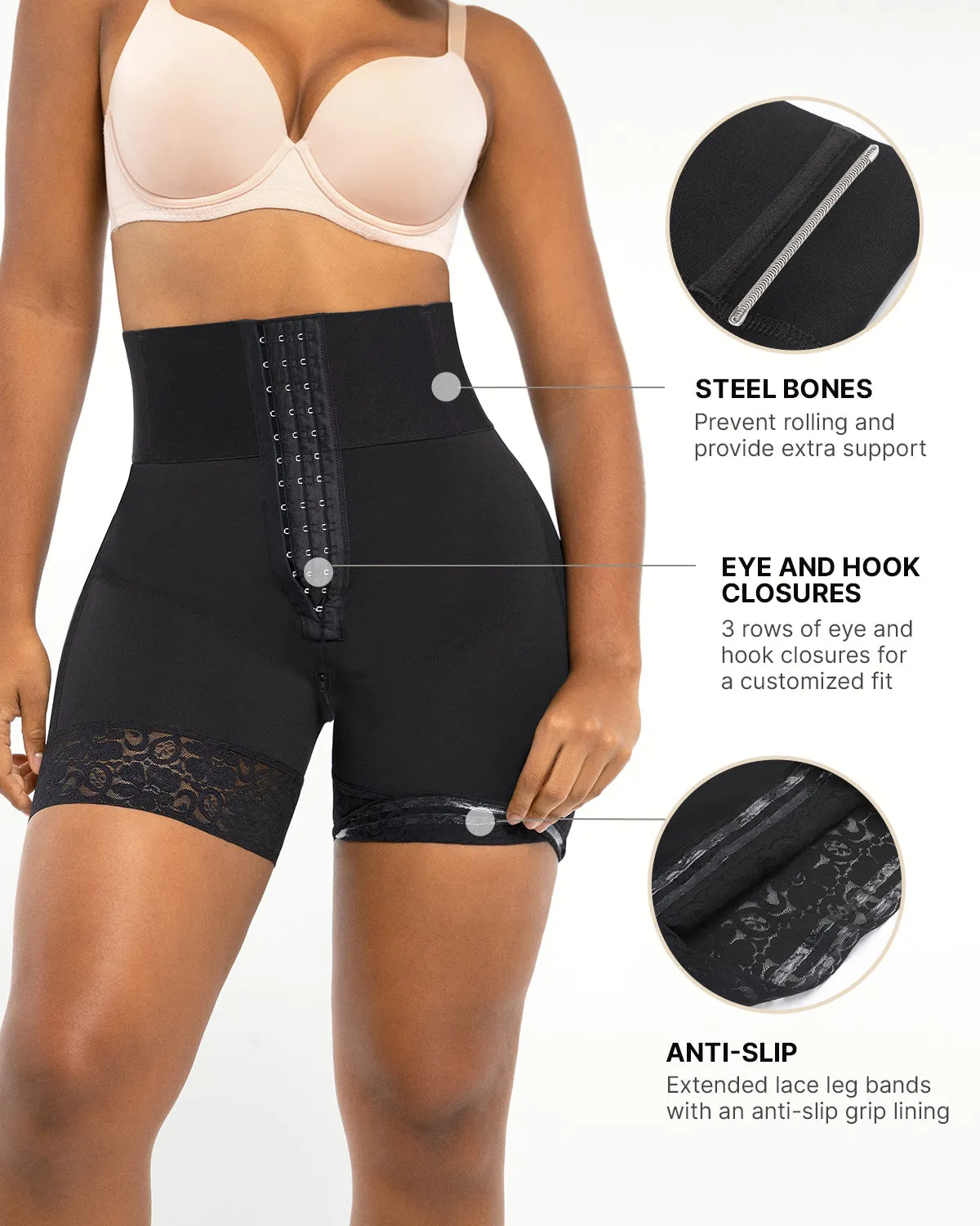 AirSlim® Boned Sculpt High Waist Shorts