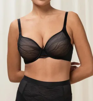 Airy Sensation T Shirt Bra / Black