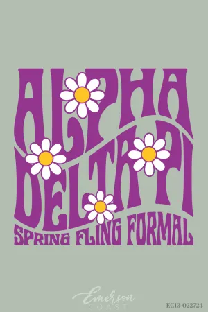 Alpha Delta Pi University of Tennessee at Chattanooga Spring Formal T-shirt