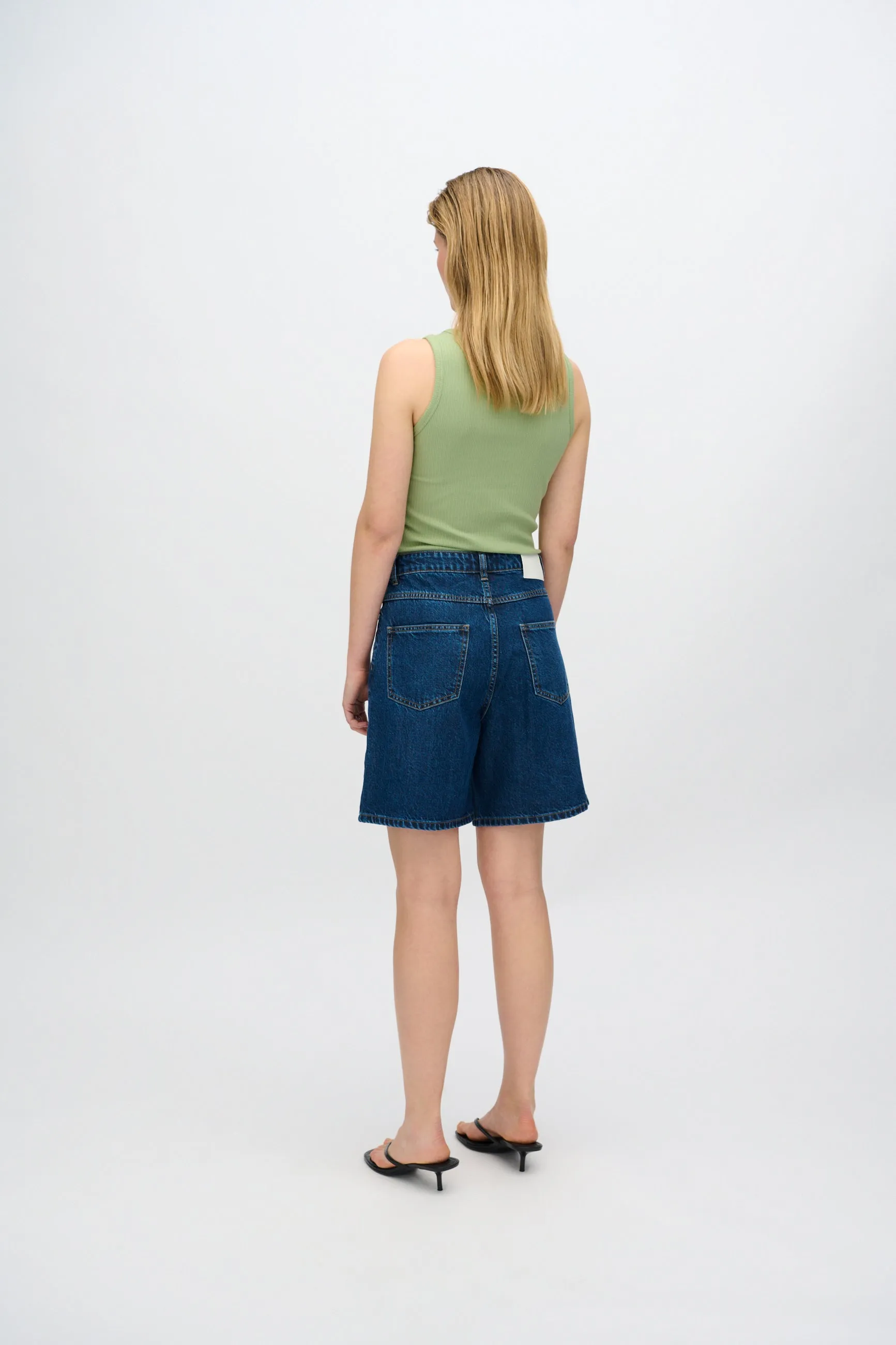 Alva denim shorts 4181 - Medium Blue