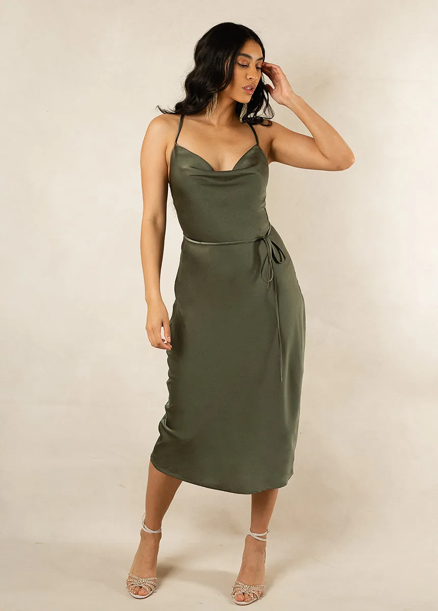 Amanda Bridesmaid Dress in Sage
