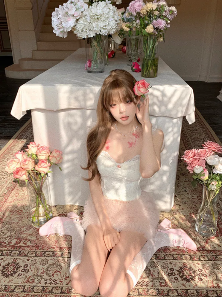 Angel's Whimsy Lace & Tulle Set