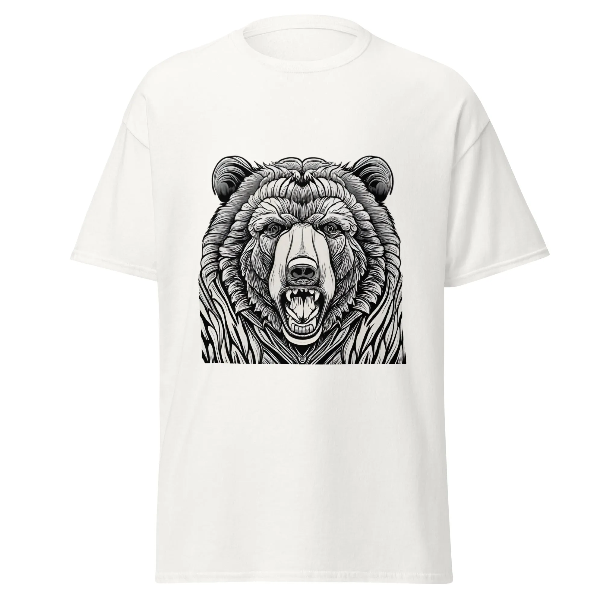 Angry Grizzly Men's Classic Tee (Sizes up to 3x)