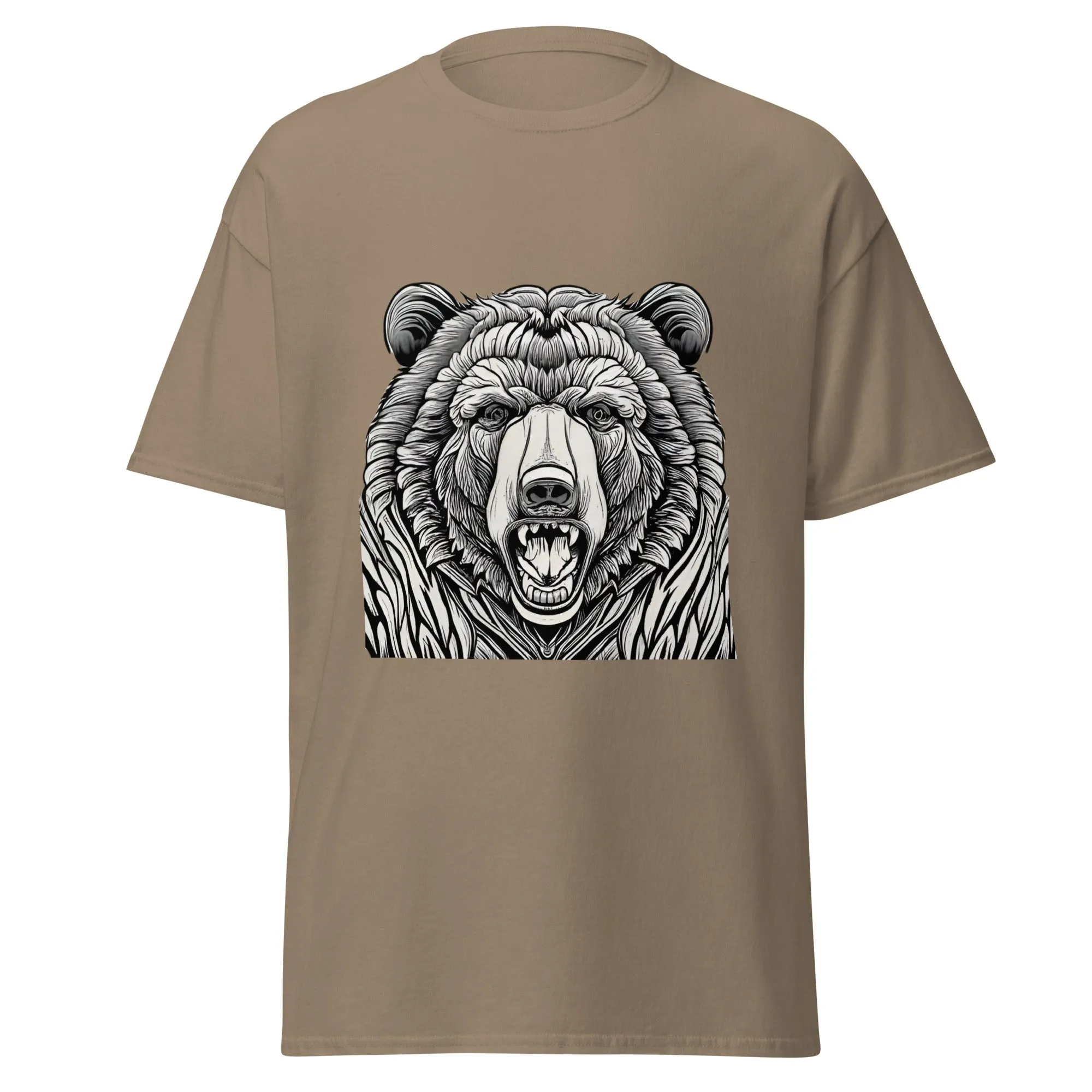 Angry Grizzly Men's Classic Tee (Sizes up to 3x)