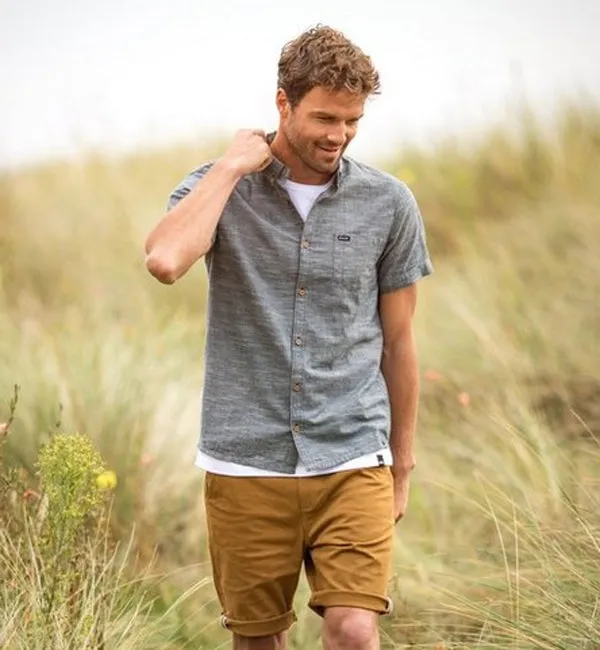 Animal Fleck Short Sleeve Shirt