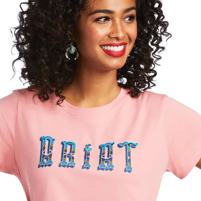 Ariat REAL Ladies Kinship Tee Peach Blossom