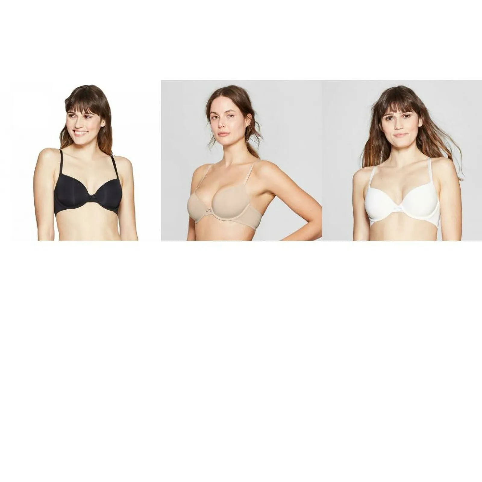 Auden Women's Everyday Lightly Lined Demi T-Shirt Bra. GPR23