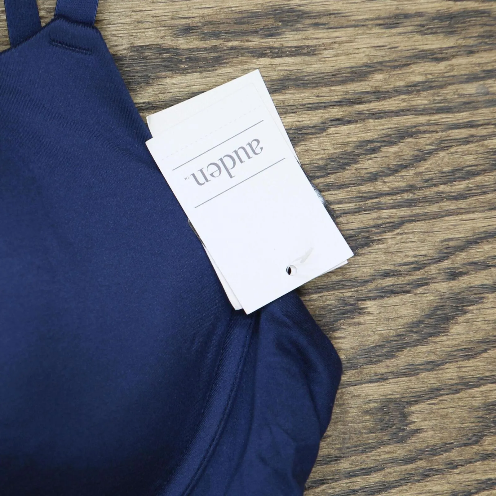 Auden Women's Full Coverage Icon Lightly Lined T-Shirt Bra Smart Blue 36D