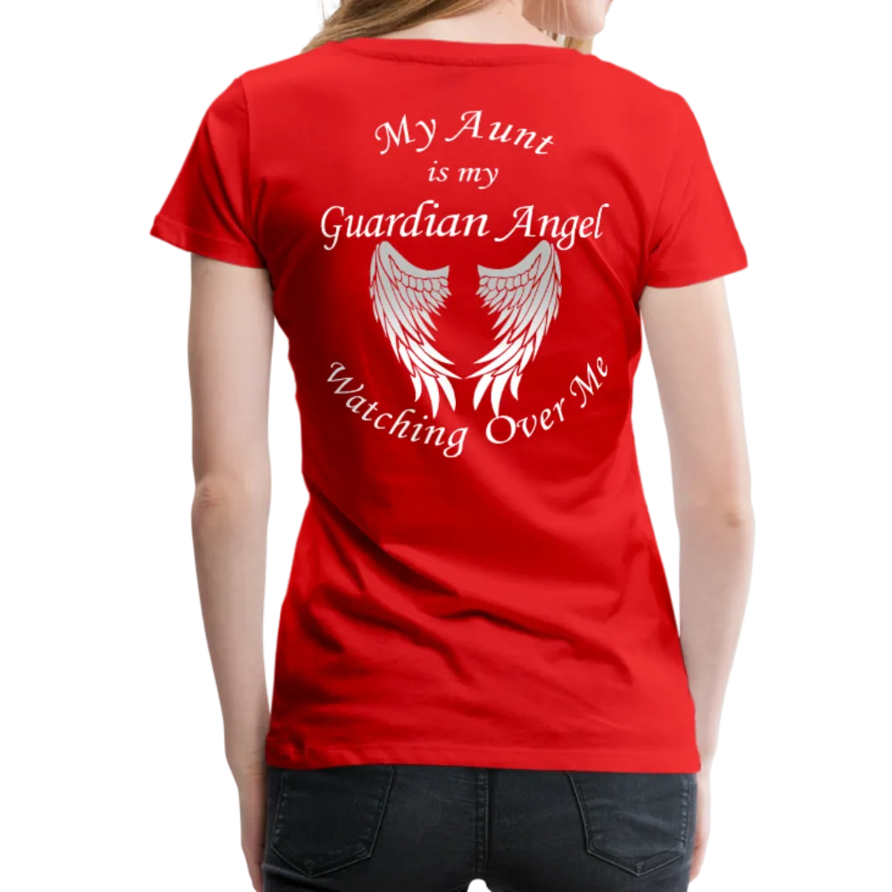 Aunt Guardian Angel Women’s Premium T-Shirt (CK1474W)