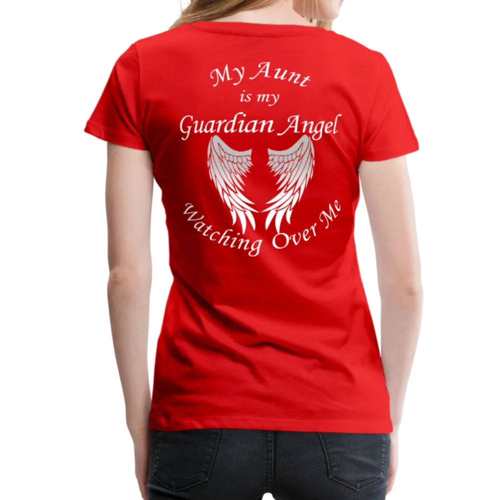 Aunt Guardian Angel Women’s Premium T-Shirt (CK1474W)