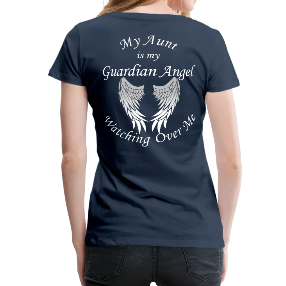 Aunt Guardian Angel Women’s Premium T-Shirt (CK1474W)