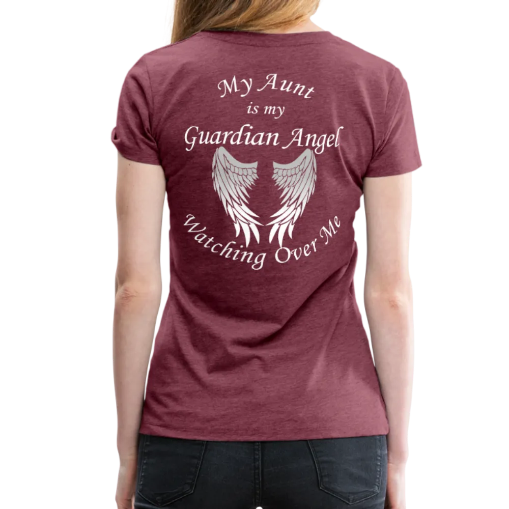 Aunt Guardian Angel Women’s Premium T-Shirt (CK1474W)