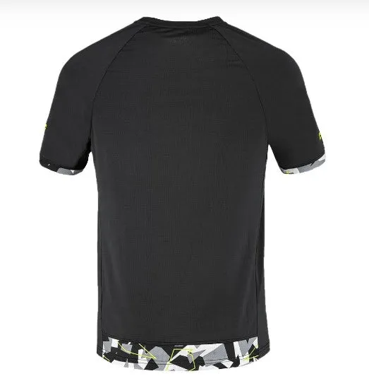 Babolat Men's Aero Crew Neck in Black/Black