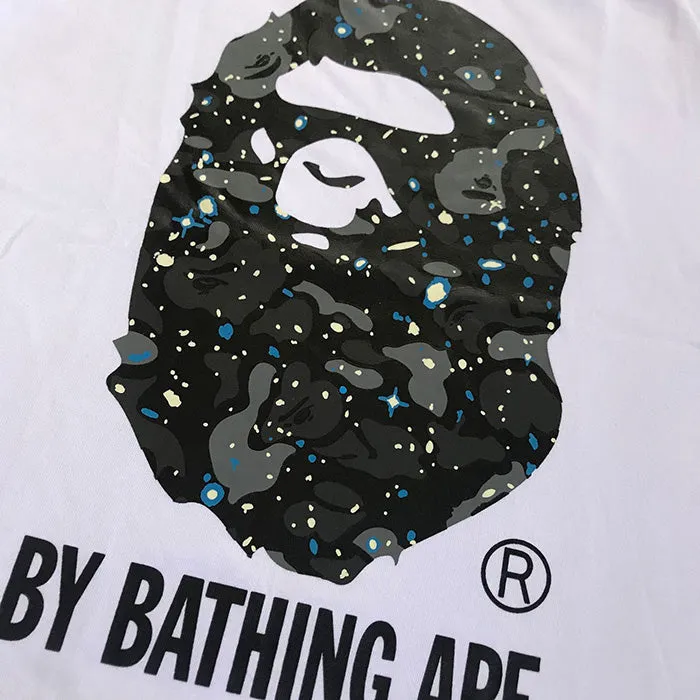 BAPE Glow Camo Big Ape Head T-Shirts