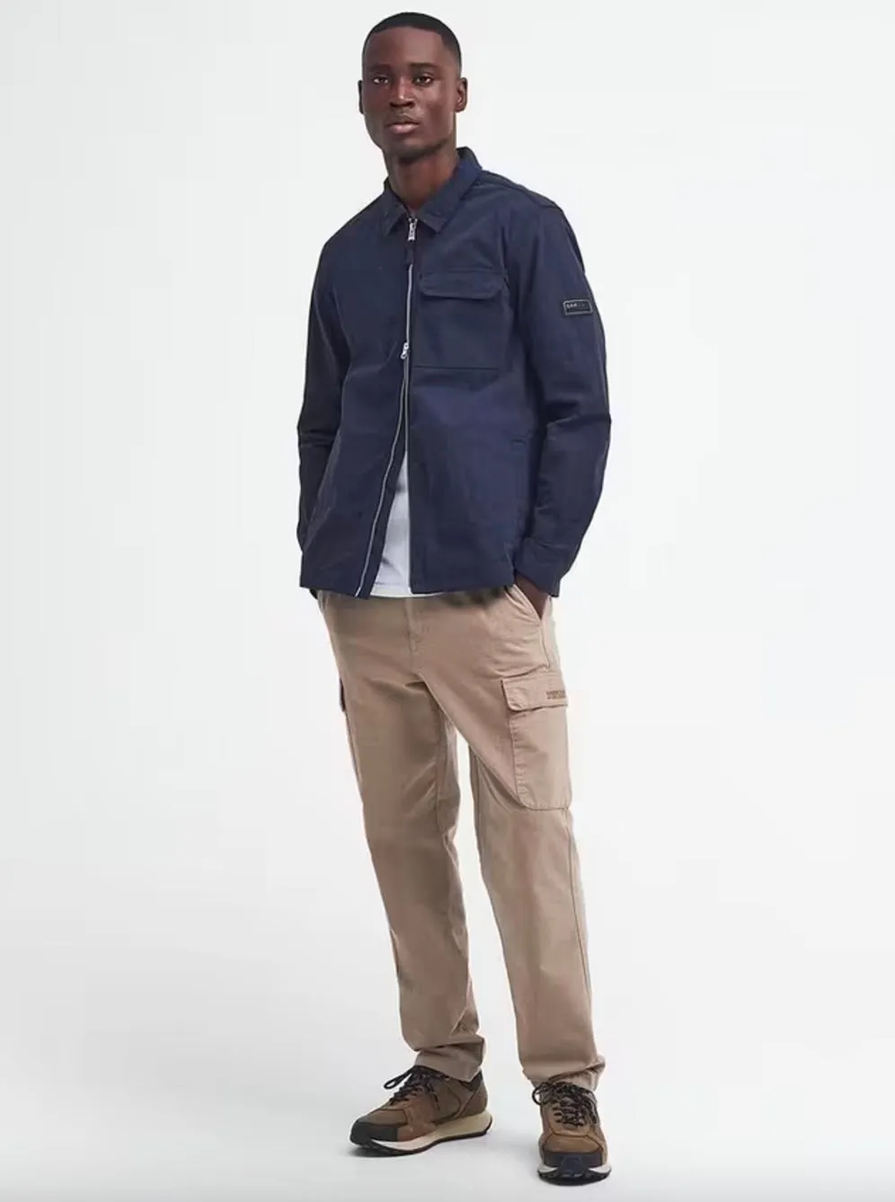 Barbour International Mens Maze overshirt - Navy