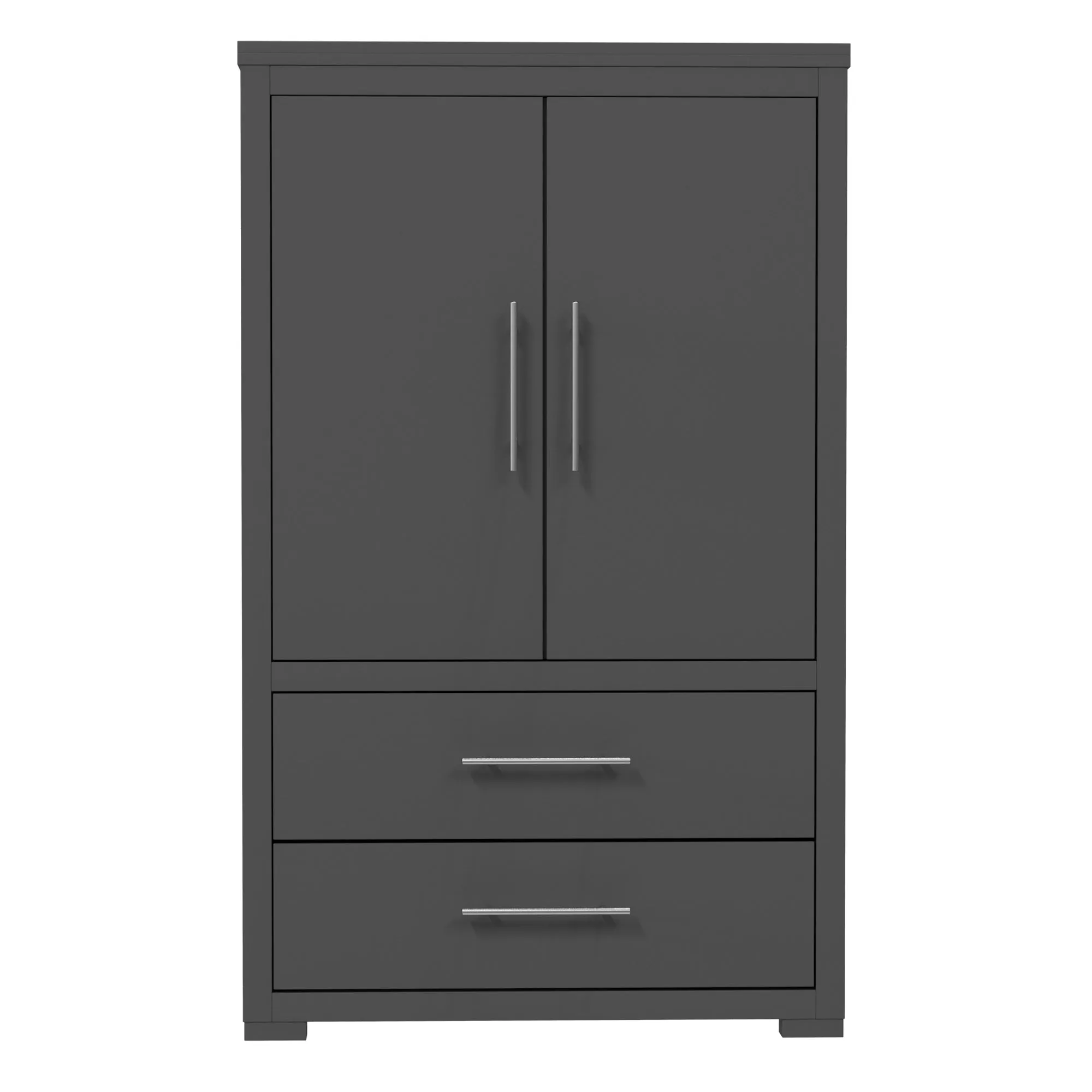 Barton armoire storage organizer, dark grey