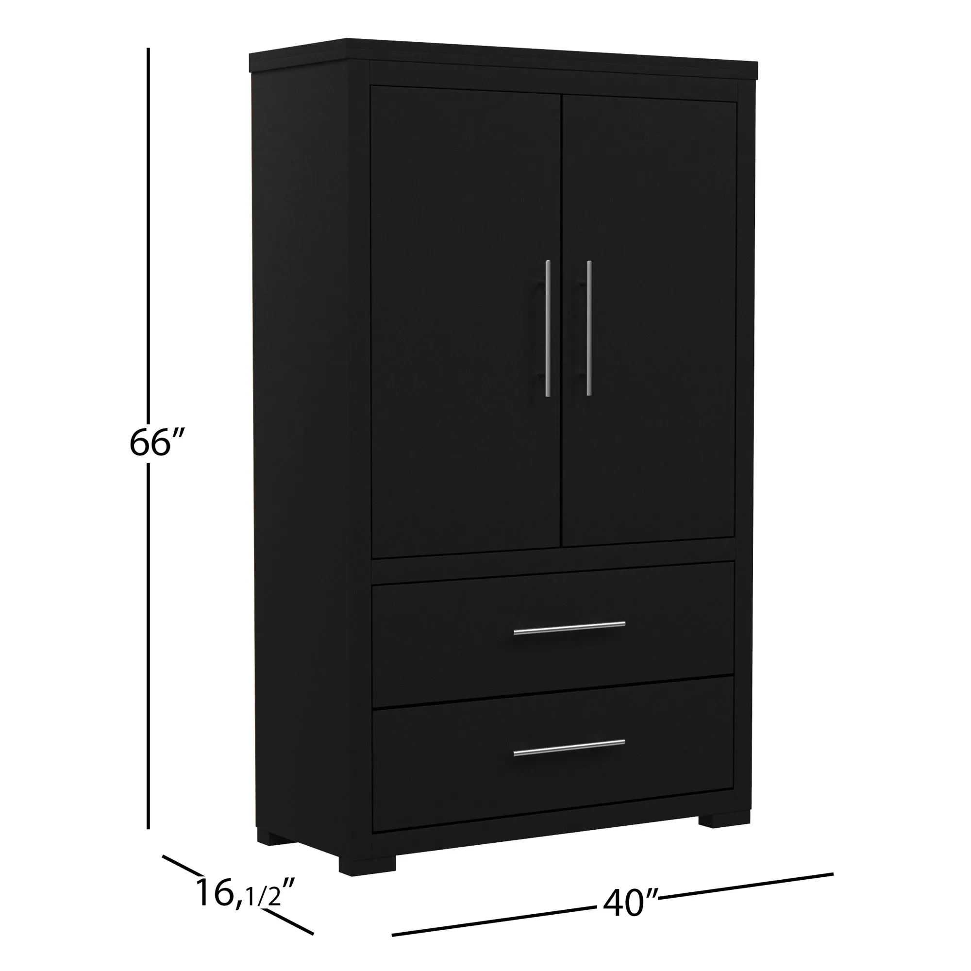 Barton armoire storage organizer, java