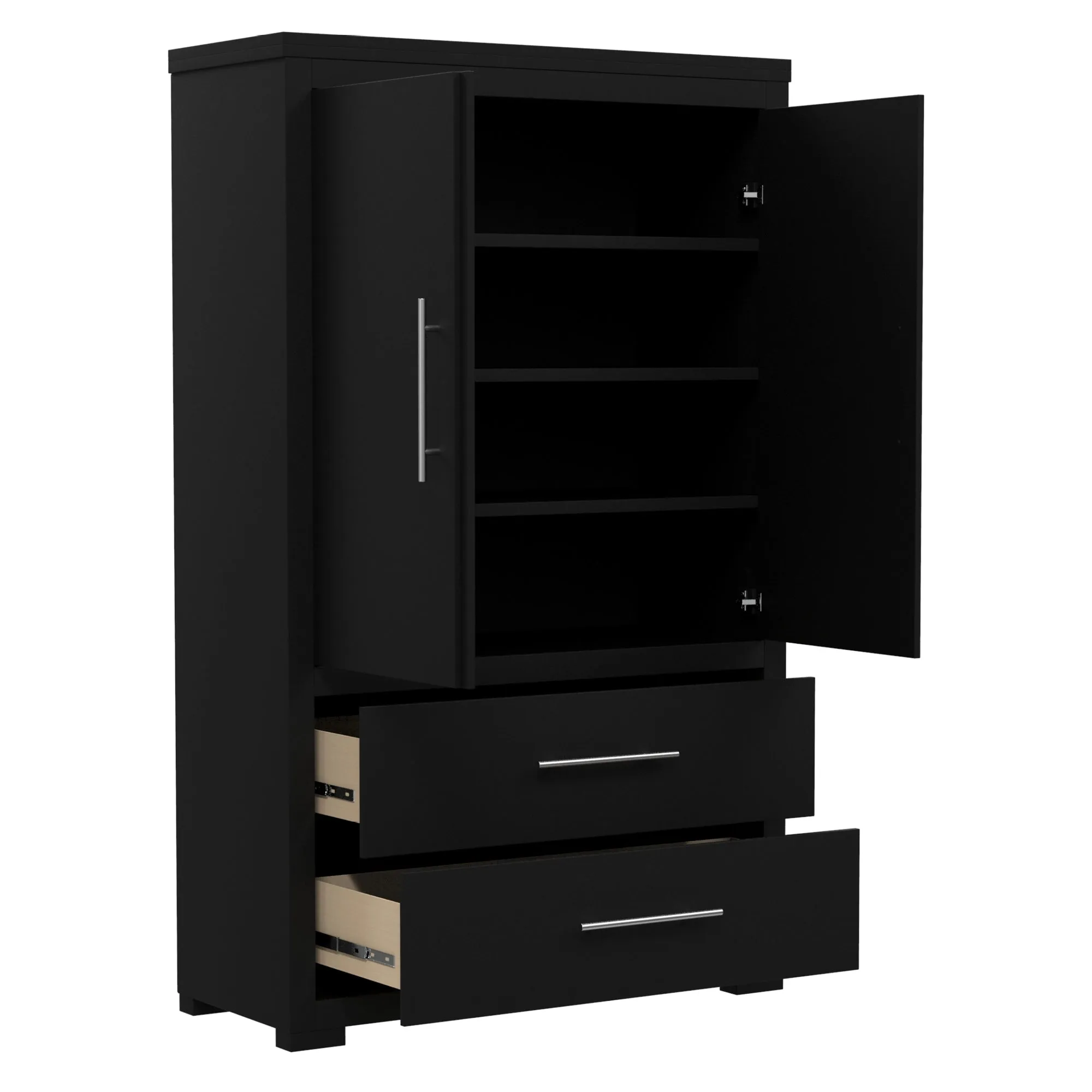Barton armoire storage organizer, java