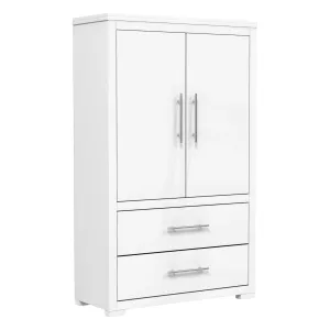 Barton armoire storage organizer, white