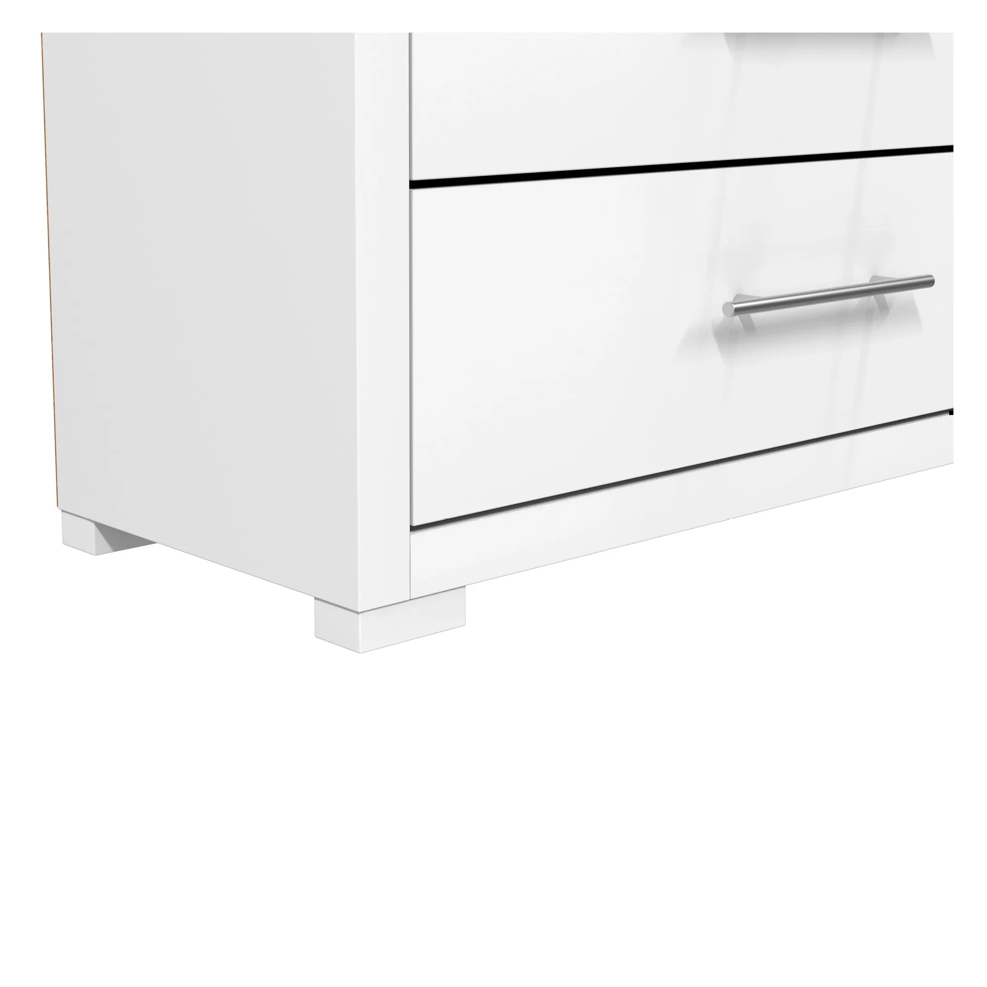 Barton armoire storage organizer, white