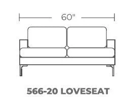 Barton Springs 60" Loveseat