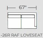 Barton Springs Raf Loveseat