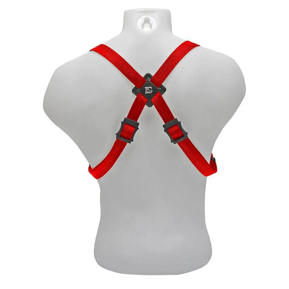BG Alto, Tenor and Baritone Harness XL Red Coated Metal Hook