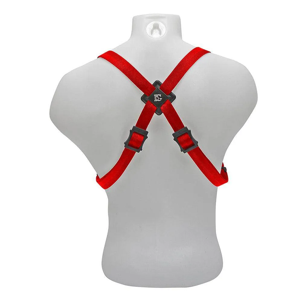 BG Alto, Tenor and Baritone Harness XL Red Coated Metal Hook