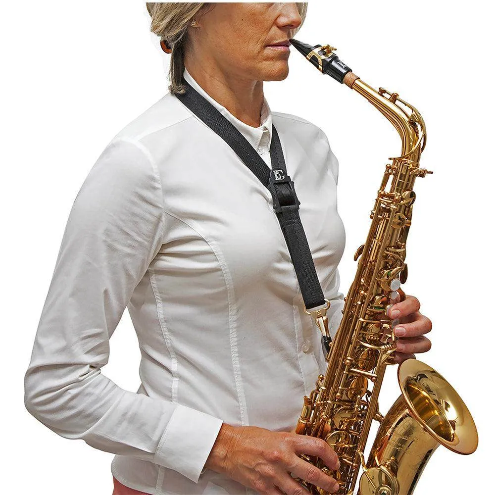 BG Standard Neck Strap Alto and Tenor Coated Metal Hook