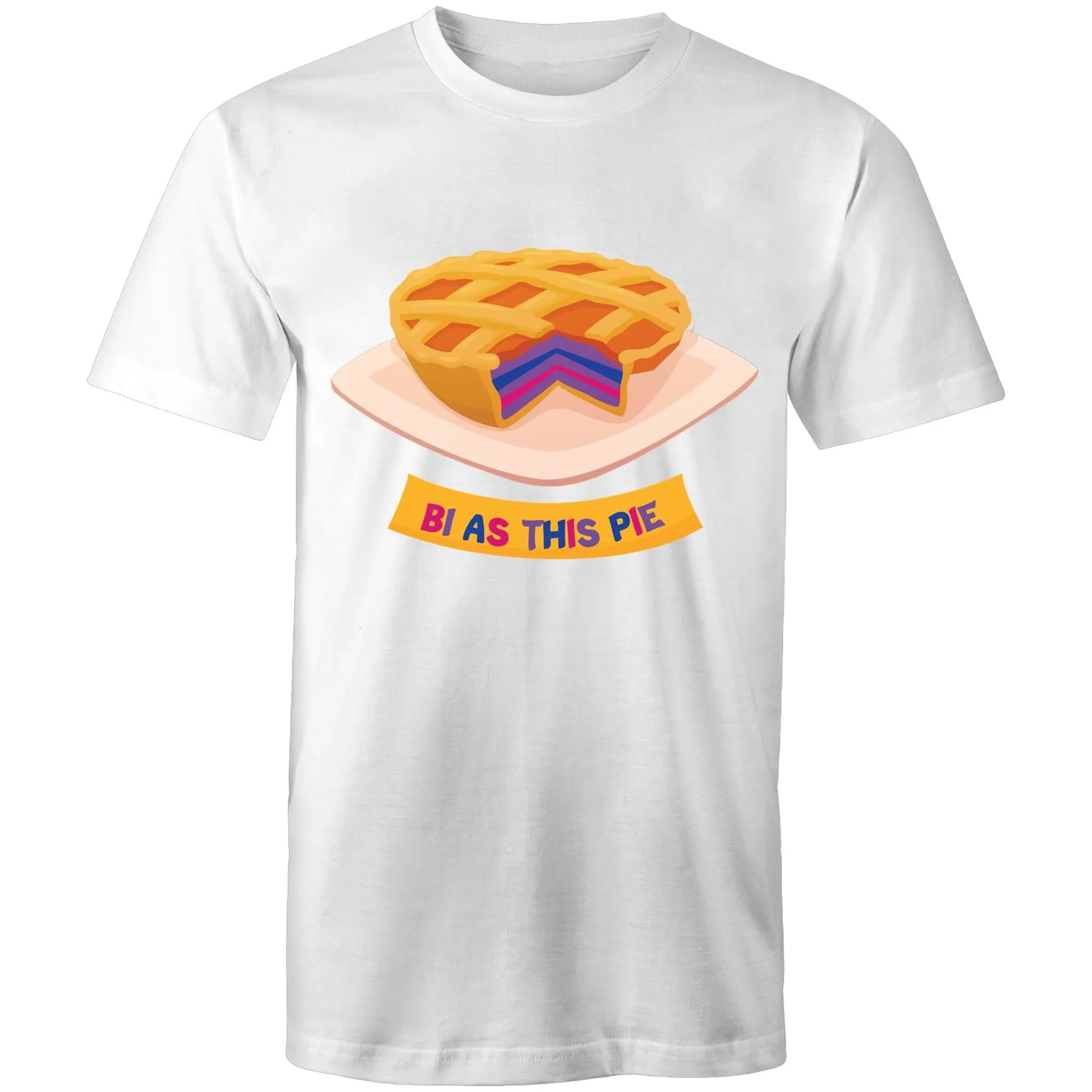 Bi As This Pie T-Shirt Bisexual Unisex (B001)