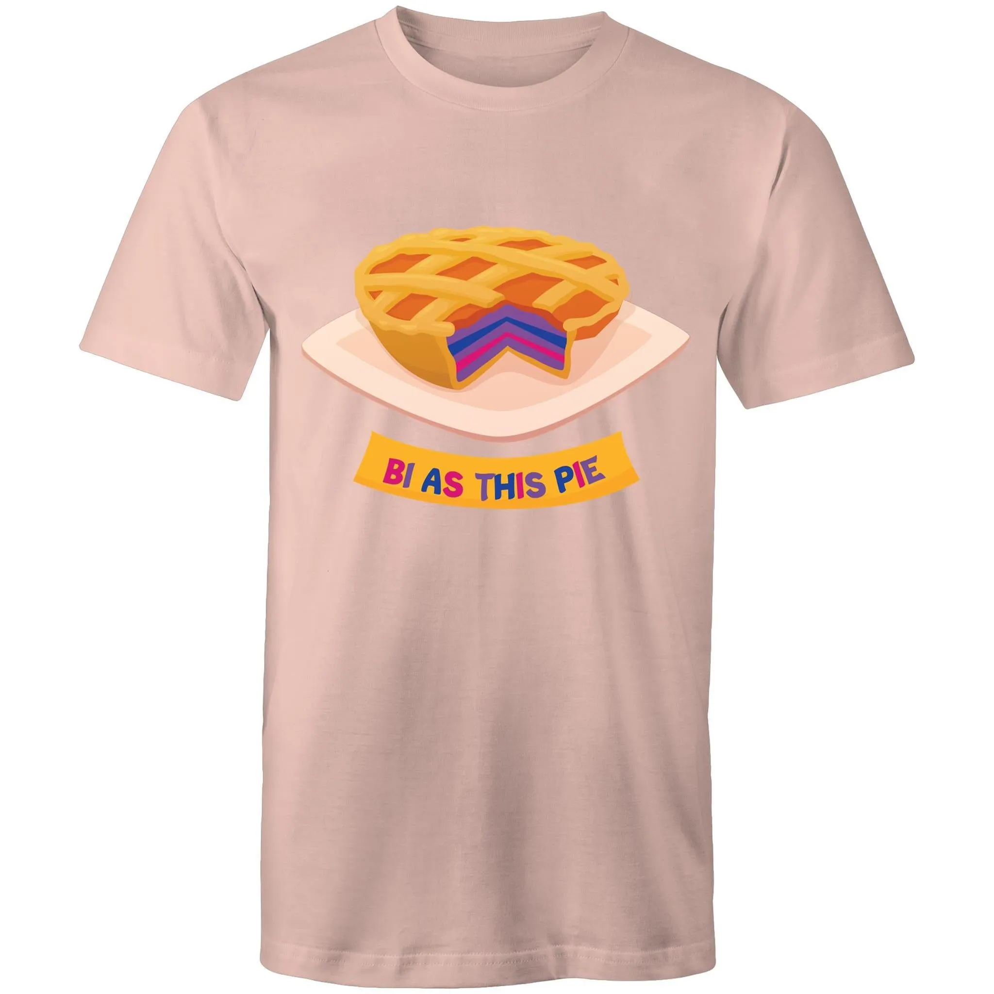 Bi As This Pie T-Shirt Bisexual Unisex (B001)