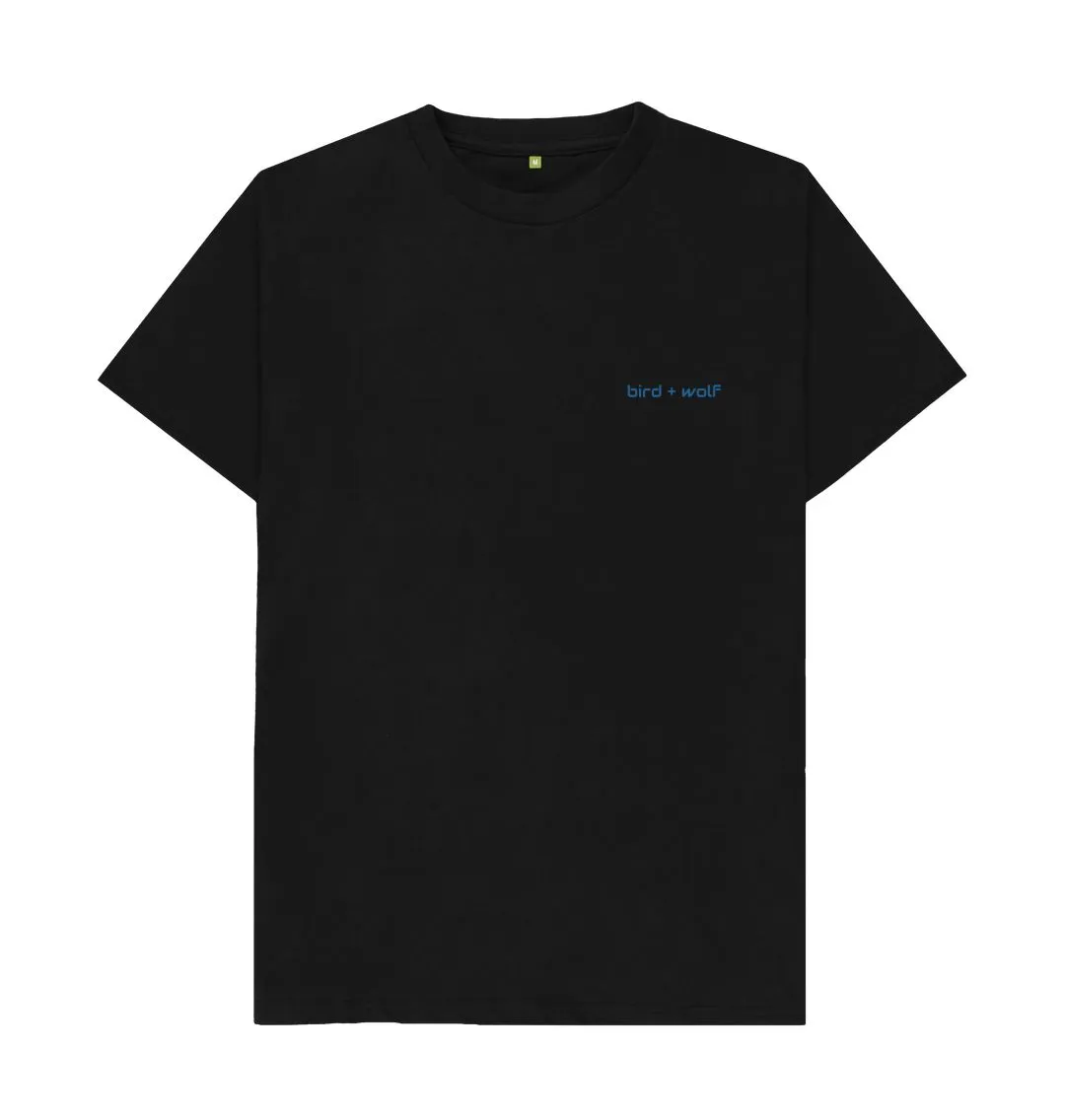 Bird   Wolf Classic Tee (Blue Lettering)