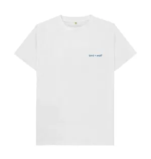 Bird   Wolf Classic Tee (Blue Lettering)