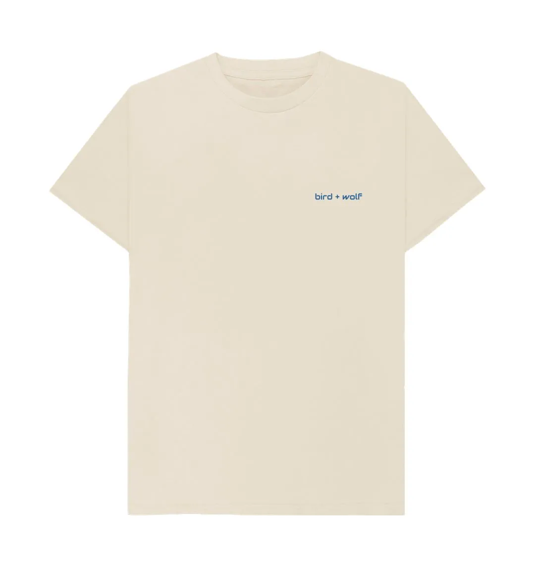 Bird   Wolf Classic Tee (Blue Lettering)
