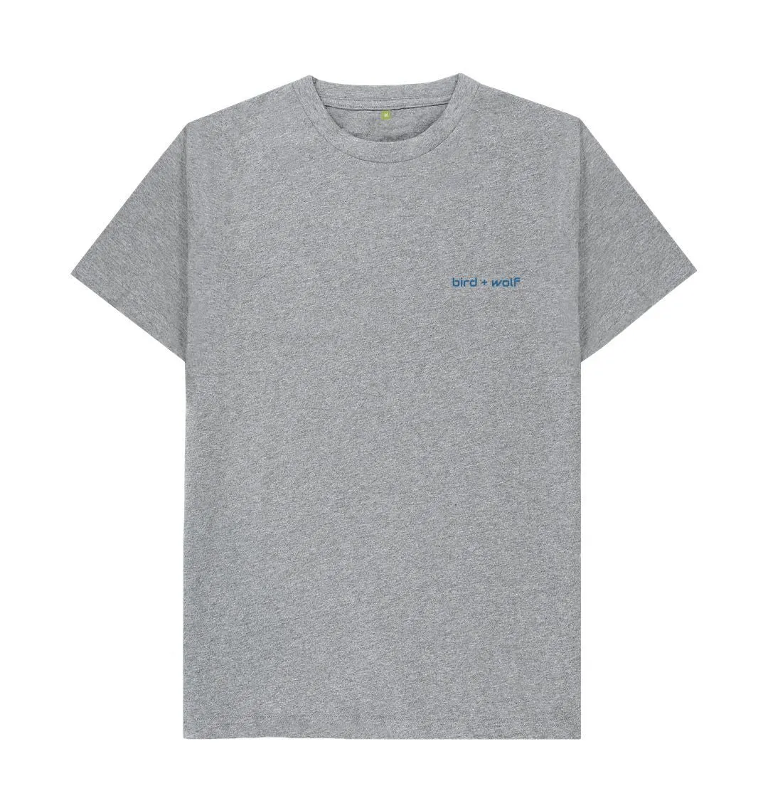 Bird   Wolf Classic Tee (Blue Lettering)
