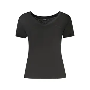 Black Lycra Women T-Shirt