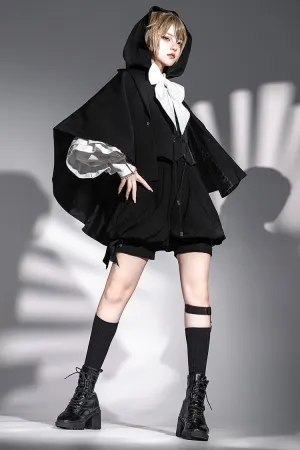 Black [Rabbit Feather Phantom] Gothic Prince Handsome Ouji Lolita Vest