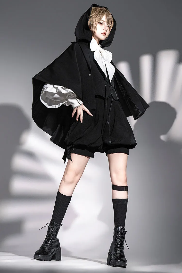 Black [Rabbit Feather Phantom] Gothic Prince Handsome Ouji Lolita Vest