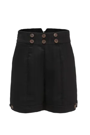 Black Retro Elegant Handsome Neutral Prince Gothic Ouji Lolita Shorts